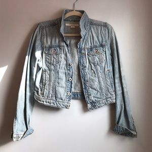NWOT Distressed RL denim jacket